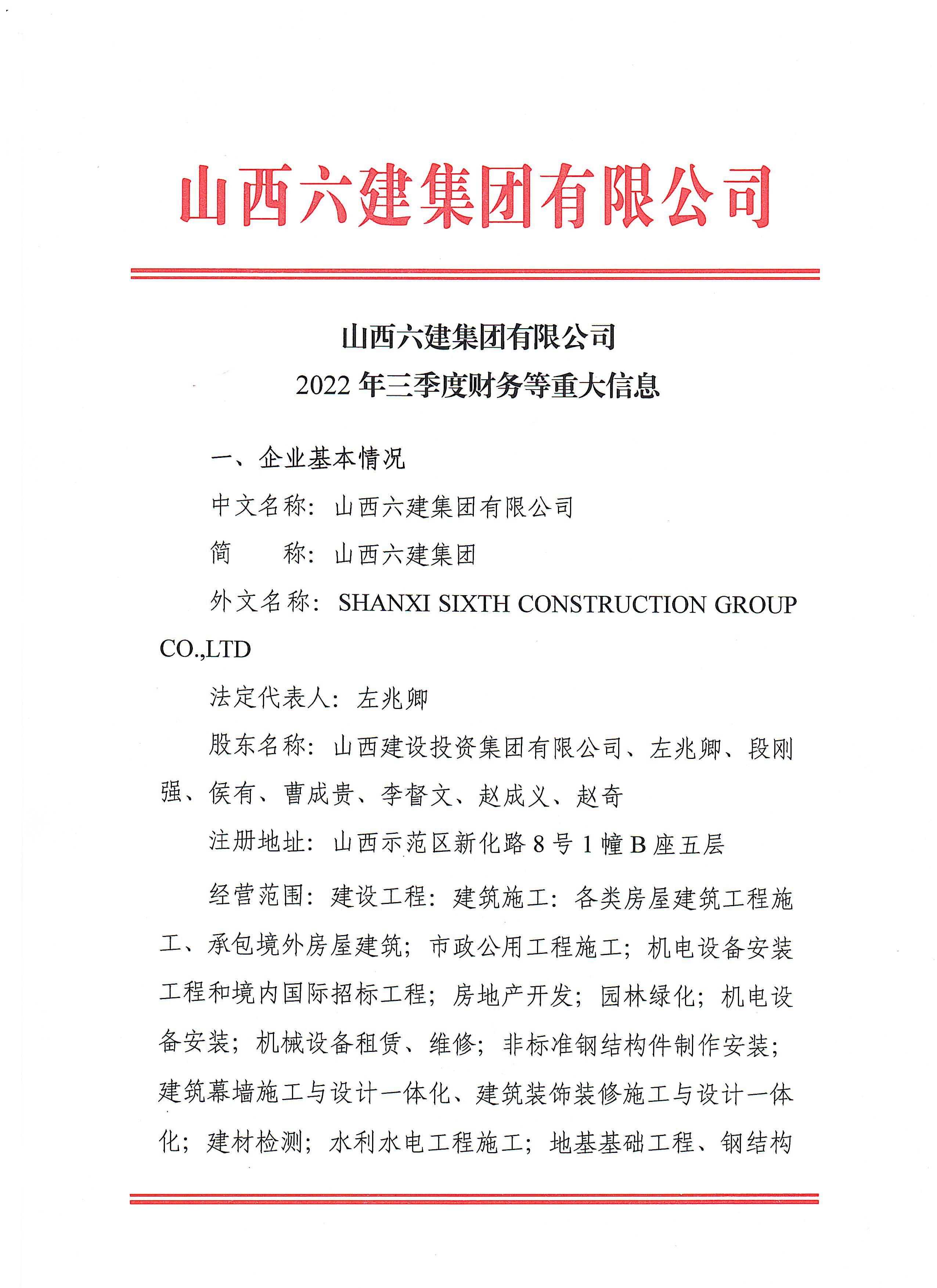 ɽ�������������޹�˾2022�������Ȳ�����ش���Ϣ����