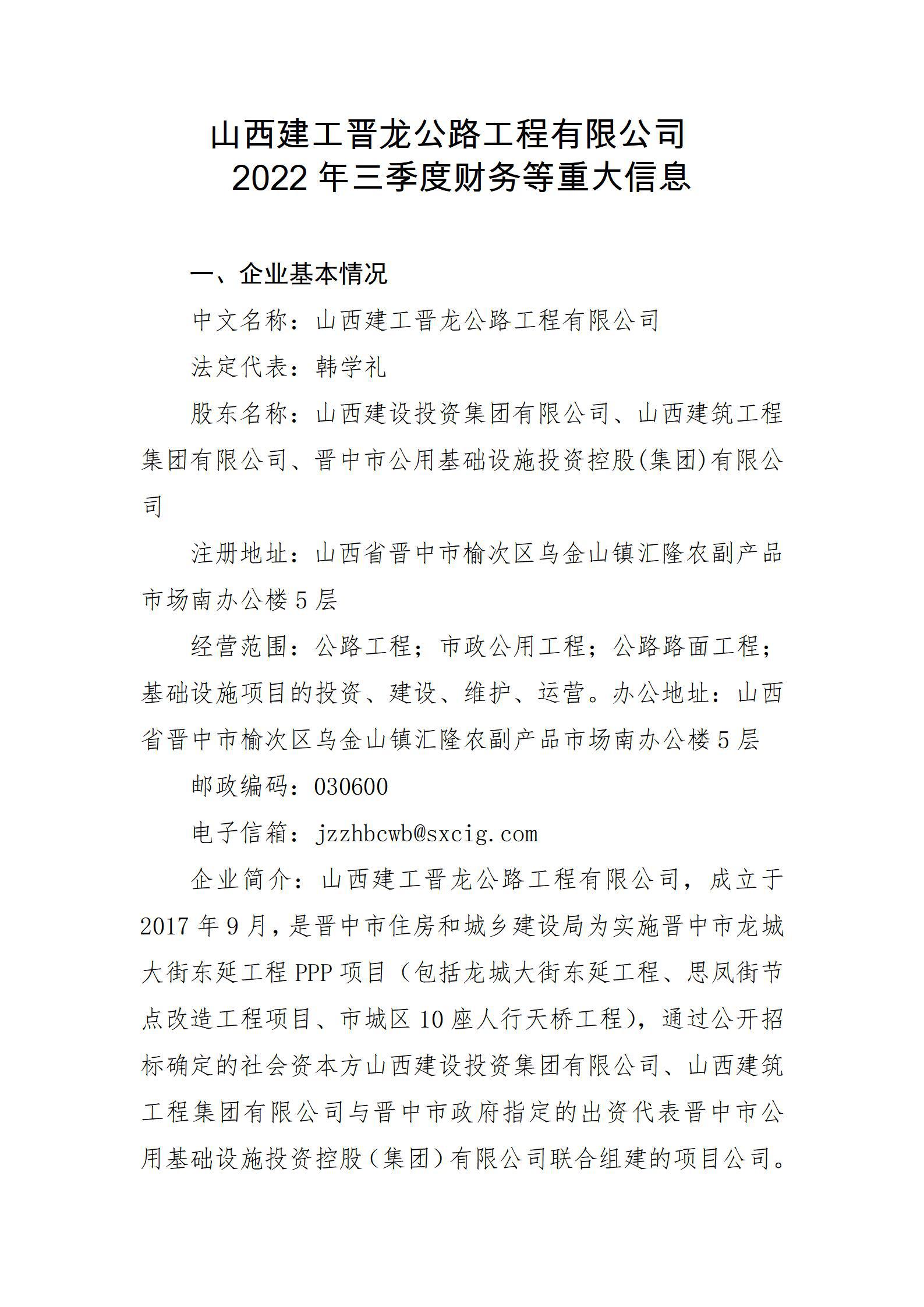 ɽ������������·�������޹�˾2022�������Ȳ�����ش���Ϣ